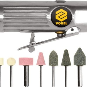 MINI ESMERIL NEUMATICO CON ACC.15 PCS - VOREL