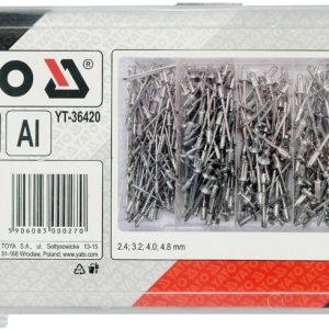 REMACHES CIEGOS SURTIDO 400 UNIDADES YT-36420 - YATO