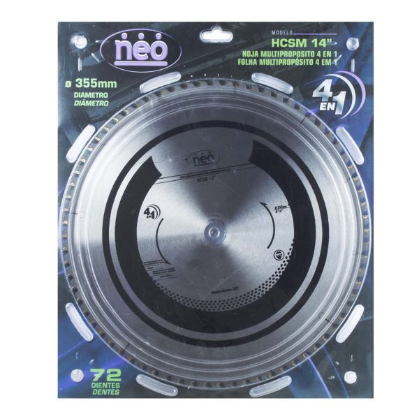 DISCO de SIERRA 14u 72 Dientes HCSM14
