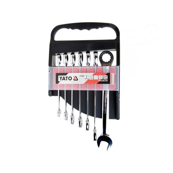 JUEGO LLAVE PUNTA CORONA C/CHICHARRA 7 PCS YT-0208 - YATO