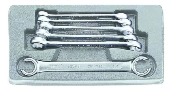 JUEGO LLAVES NIPLERAS 8-19 MM. 6 PZS. (5066) - FORCE