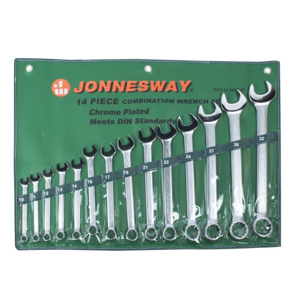 JUEGO de LLAVES PUNTA CORONA 14 piezas W26114S - JONNESWAY