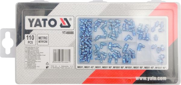 DISPLAY SURTIDO DE GRASERAS 110 UN. YT-06888  - YATO