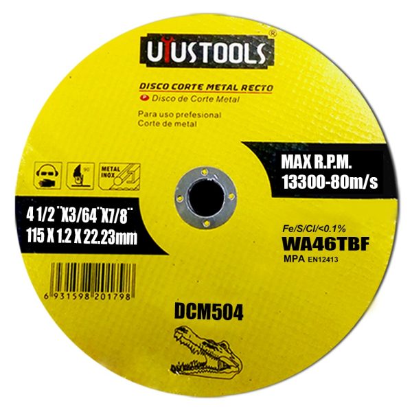 DISCO CORTA METAL 115MMx1.2x22.2 - UYUSTOOLS