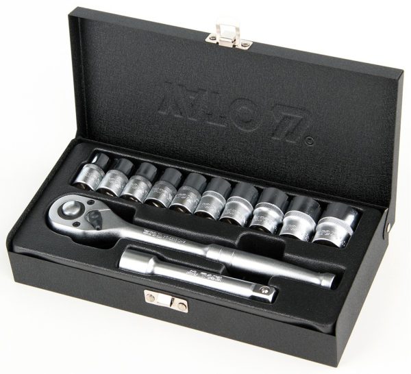 SET DADOS 1/2 12 PIEZAS  YT-12621 - YATO