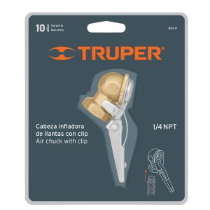CABEZA INFLADORA DE LLANTAS  HEMBRA 1/4 - TRUPER