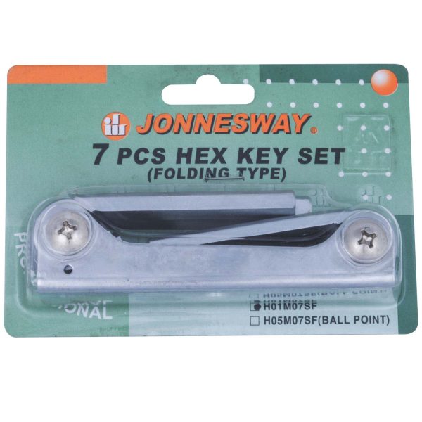 JUEGO  LLAVES TIPO NAVAJA 7 MEDIDAS H01M07SF - JONNESWAY