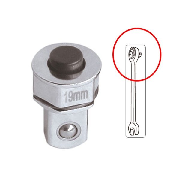 ADAPTADOR INSERCION PARA LLAVE DE ENGRANAJE 1/2 YT-07533 - YATO