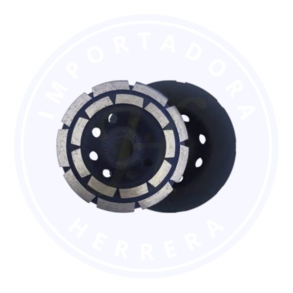 COPA DIAMANTADA HEMIC DOBLE HILERA 4 1/2 PULG. - HEMIC
