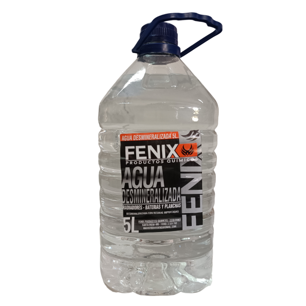 AGUA DESMINERALIZADA 5 LITROS - FENIX