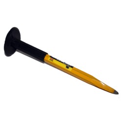 CINCEL PUNTA 12 PULG. CON MANGO - TORO NEGRO