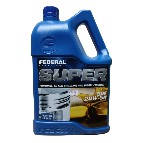 ACEITE 20W 50 GALON  API SL/CH-4 - FEDERAL