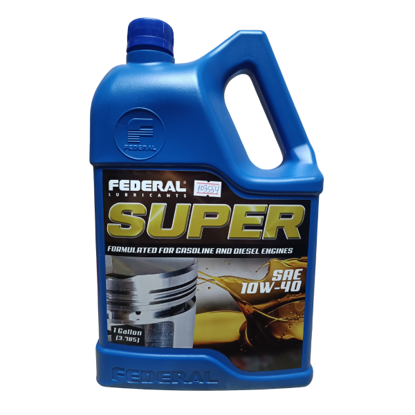 ACEITE 10W 40 GALON API SL/CH-4 - FEDERAL