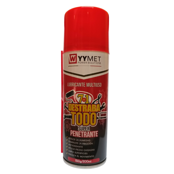 LUBRICANTE MULTIUSO DESTRABATODO 200ML, 100G - WYYMET
