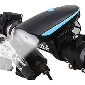 LUZ 250 LUMENS REAL + BOCINA 140DB USB RECARGABLE BICICLETA - CHINA