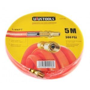 MANGUERA PVC PARA COMPRESOR 5MX1/4NPT - UYUSTOOLS