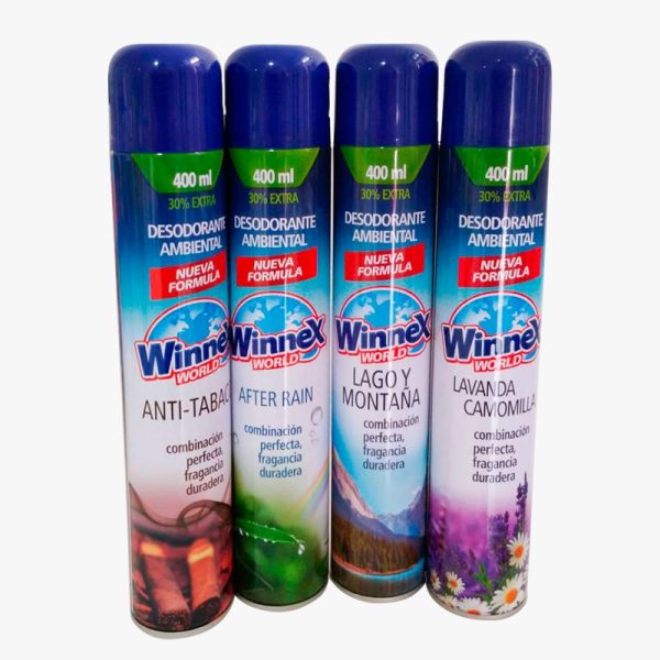 AMBIENTAL MANZANA CANELA 6X12X400 ML - WINNEX