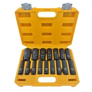 JUEGO DADO IMPACTO CUADRANTE DE 1/2 16 PIEZAS - TOOLMAK