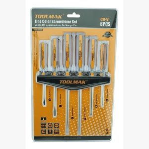 JUEGO DE DESTORNILLADORES 6 PIEZAS -TOOLMAK