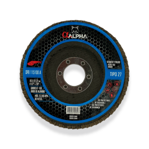 DISCO FLAP 4 1/2 A100 MEDERA/FIERRO - ALPHA PRO