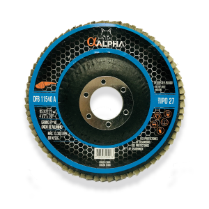 DISCO FLAP 4 1/2 A40 MADERA/FIERRO - ALPHA PRO