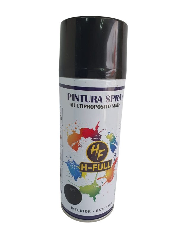 SPRAY NEGRO MATE  400ML - HFULL
