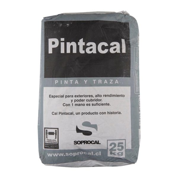 CAL PINTACAL SACO 25KG - SOPROCAL
