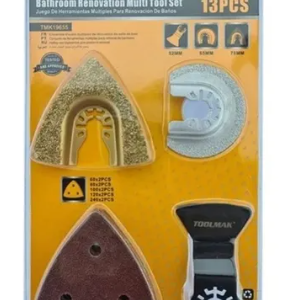 JUEGO HERRAMIENTAS MULTIPLES OSCILANTE MULTIUSO 13 PCS  - TOOLMAK