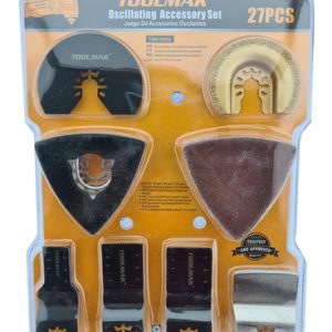 JUEGO DE ACCESORIOS MULTIPLES HOJA SIERRA 27 PCS  - TOOLMAK