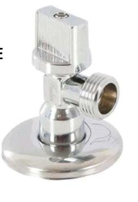 LLAVE ANGULAR 1/2 X 1/2 HE CON FLANGE - AQUAKIT