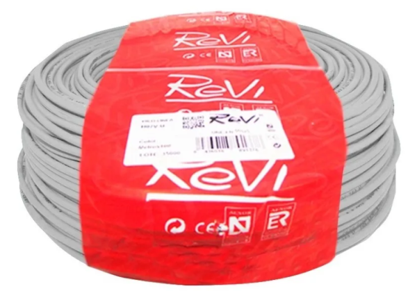 CABLE ALAMBRE NYA 2.5MM BLANCO 750v H07v-u  R-100 MTS - REVI