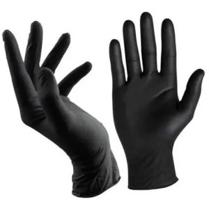 GUANTE NITRILO NEGRO T/L 100 UND - GENERICO