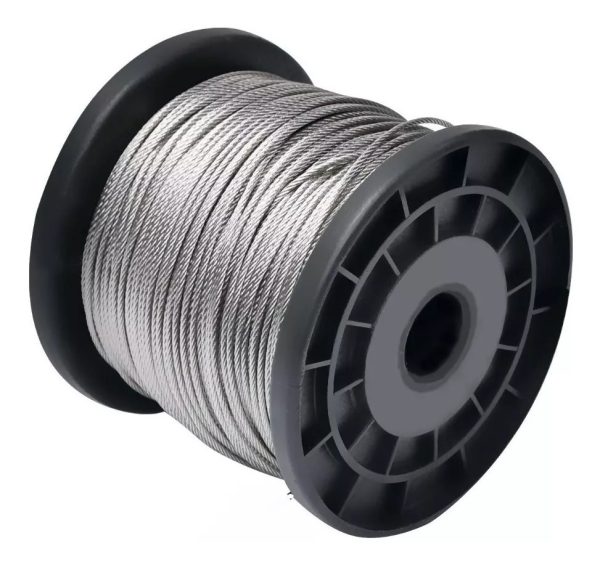 PIOLA CABLE DE ACERO 3 MM GALVANIZADO  - GENERICO