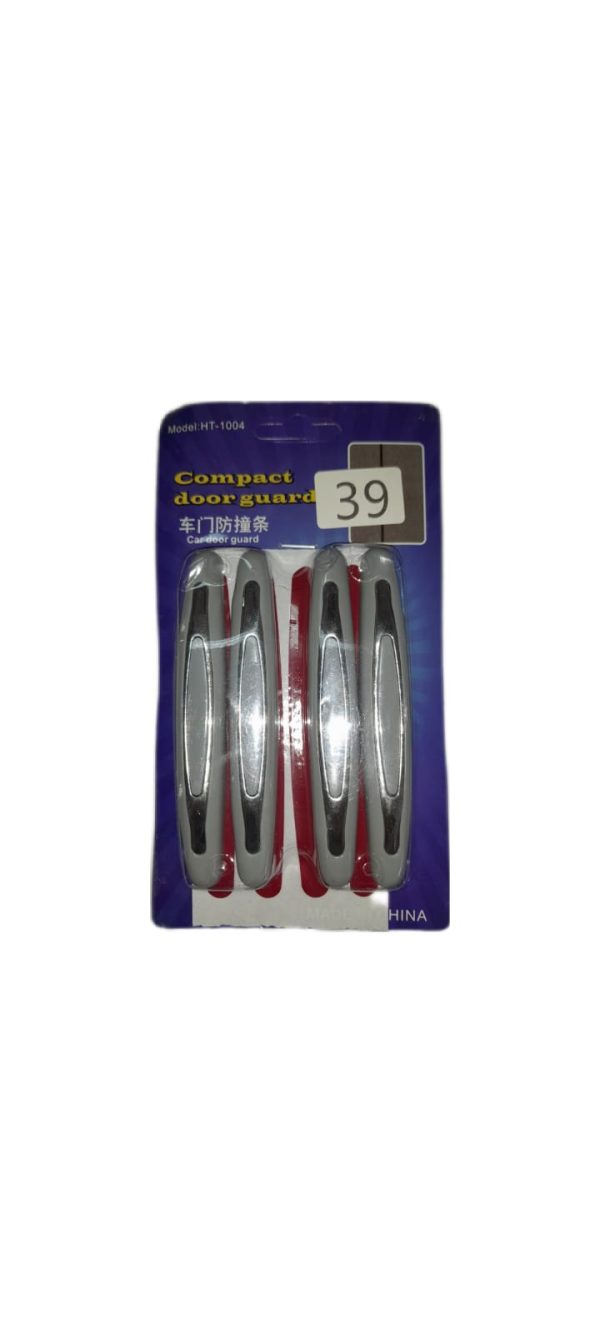 SET MOLDURA ANTI-GOLPES P/PUERTAS 3 UND. PLATEADO - BRAJOVIC
