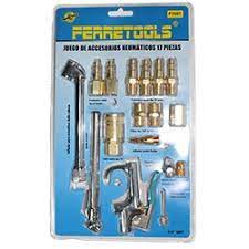 KIT ACCESORIOS PARA NEUMATICOS 17 PCS - FERRETOOLS