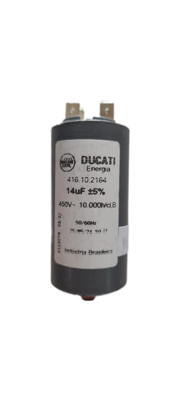 CONDENSADOR 14 UF CON TERMINALES - GENERICO
