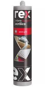 ADHESIVO SELLA GOTERAS ACRILICO CARTUCHO 300ML - REX