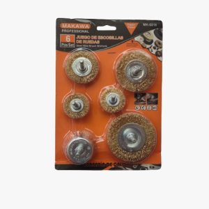 JGO ESCOBILLAS GRATA DE 6PCS MK0216 - MAKAWA