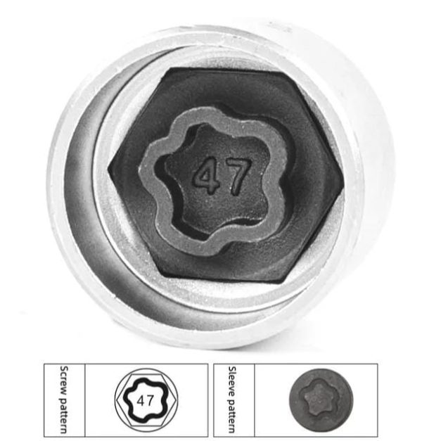 DADO TUERCA SEGURIDAD P/BMW 047 - GENERICO