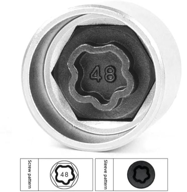 DADO TUERCA SEGURIDAD P/BMW 048 - GENERICO