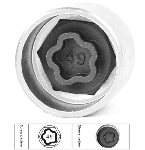 DADO TUERCA SEGURIDAD P/BMW 049 - GENERICO