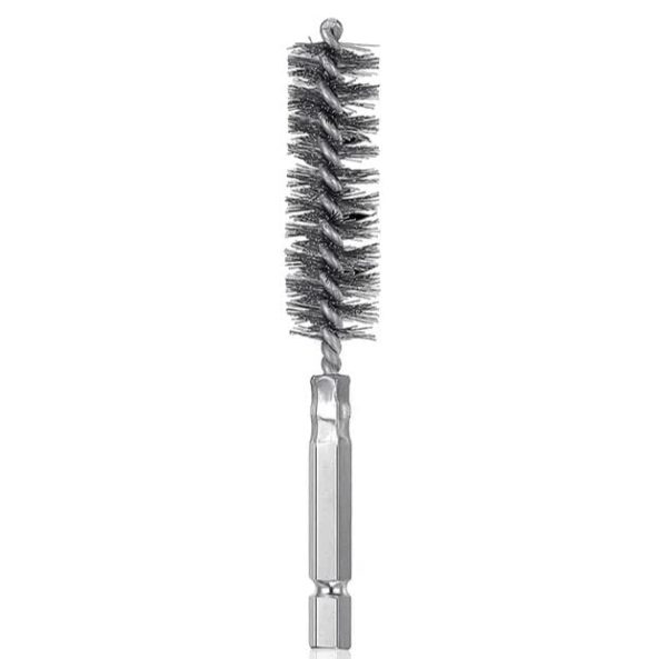 CEPILLO 15MM ALAMBRE ACERO INOXIDABLE P/TUBO REMOVEDOR OXIDO PINTURA - GENERICO