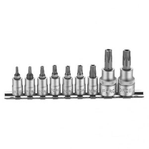 JGO. DADOS 5 PUNTA PERF. 9 PZAS. (3095) - FORCE