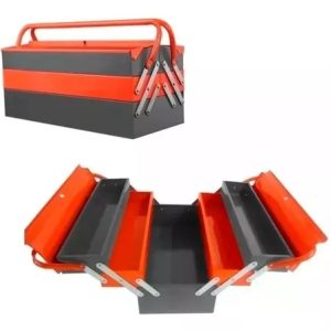 CAJA HERRAMIENTA 56X26X34  ARTICULADA METALICA ROJA - RQT