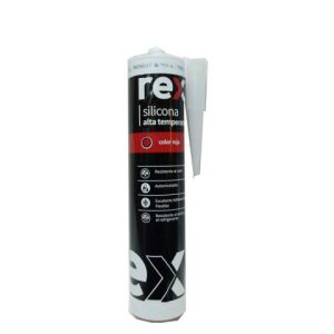 SILICONA ALTA TEMPERATURA ROJA 300ML - REX