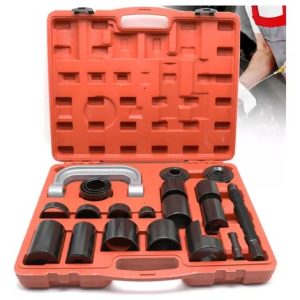 KIT PRENSA EXTRACTOR ROTULA BUJE 21PCS P/QUITAR E INSTALAR  - GENERICO