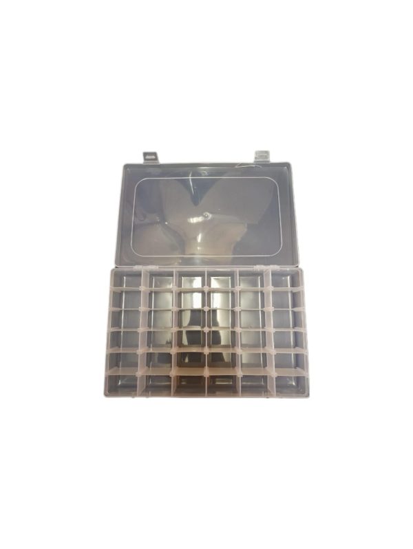 CAJA DE ALMACENAMIENTO EXTRAIBLE CON 36 COMPARTIMENTOS 27X17X4 -RQT