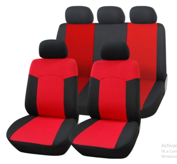 JUEGO DE FUNDAS CUBRE ASIENTO ROJO - BEST