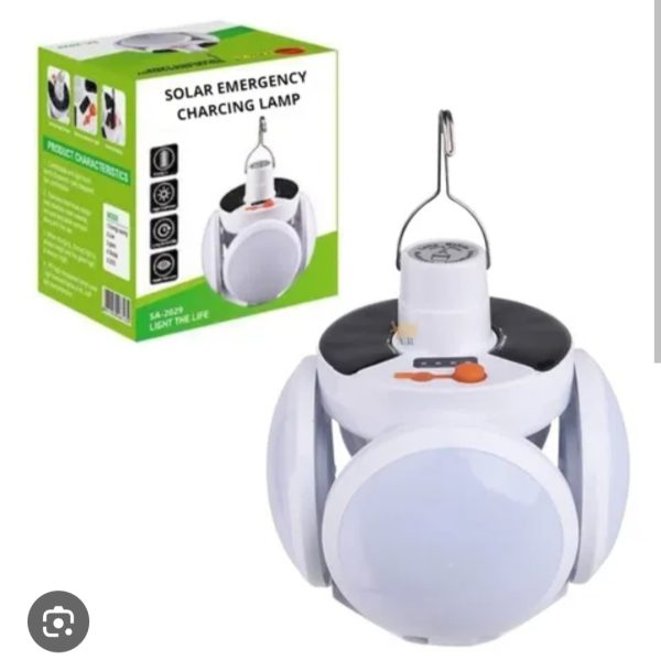 AMAMPOLLETA T/LAMPARA TREBOL RECARGBLE SOLAR - GENERICO