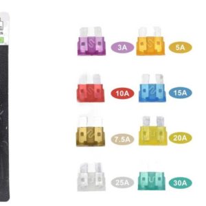 JUEGO DE FUSIBLES LA-111-C4 10 PCS + PROBADOR CIRC. 54293 - MI STORE